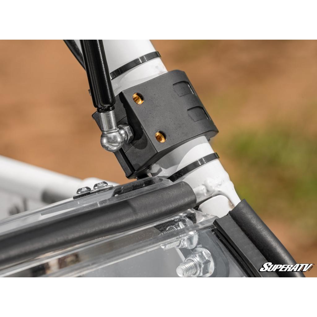 SuperATV Polaris RZR Scratch Resistant Flip Windshield - MojoMotoSport.com
