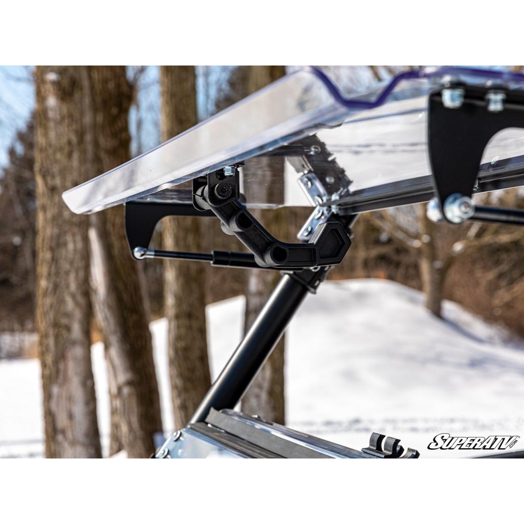 SuperATV Polaris RZR Trail 900 Scratch - Resistant Flip Windshield - MojoMotoSport.com