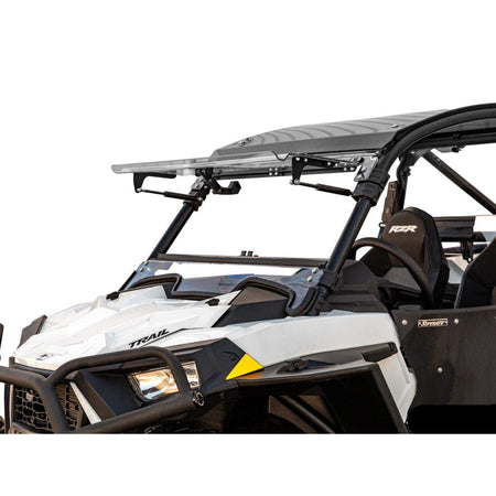 SuperATV Polaris RZR Trail 900 Scratch - Resistant Flip Windshield - MojoMotoSport.com