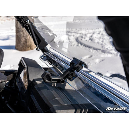 SuperATV Polaris RZR Trail 900 Scratch - Resistant Flip Windshield - MojoMotoSport.com