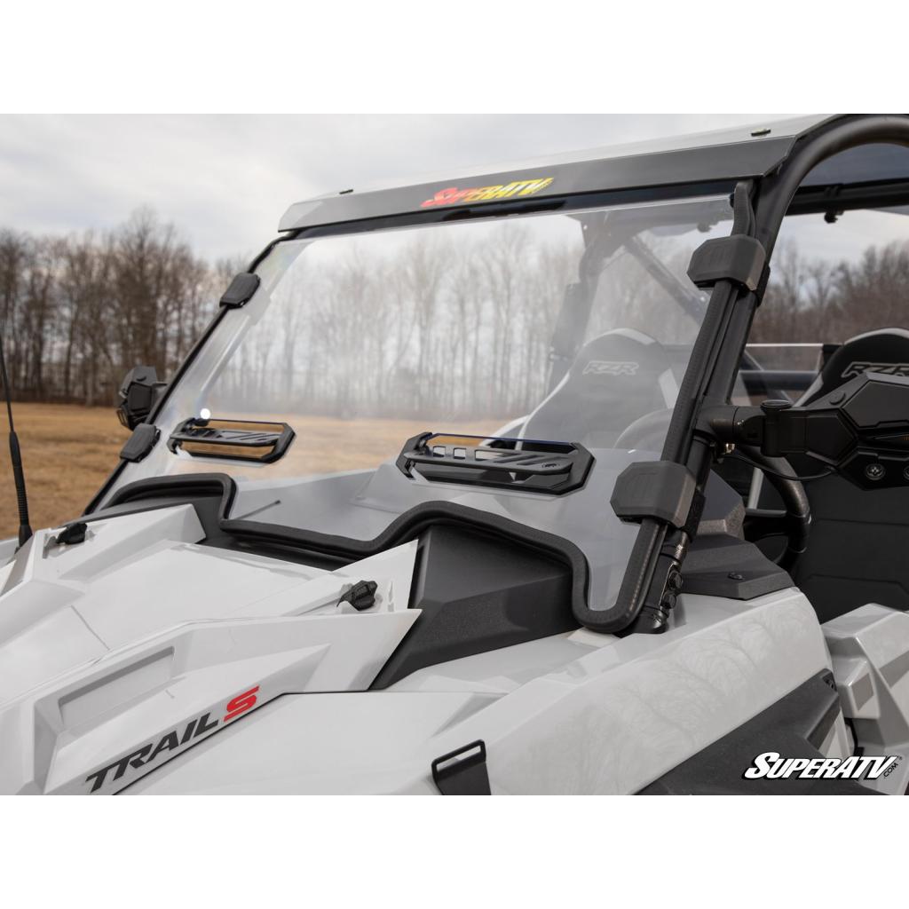 SuperATV Polaris RZR Trail S 900 Vented Full Windshield - MojoMotoSport.com