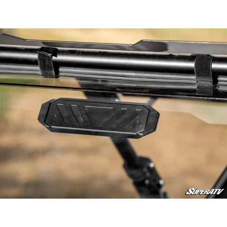 SuperATV Polaris RZR Turbo R Rear Vented Windshield - MojoMotoSport.com