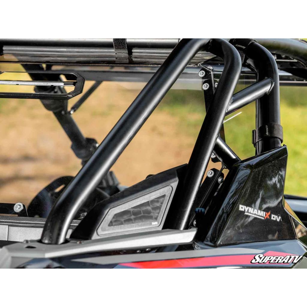 SuperATV Polaris RZR Turbo R Rear Vented Windshield - MojoMotoSport.com