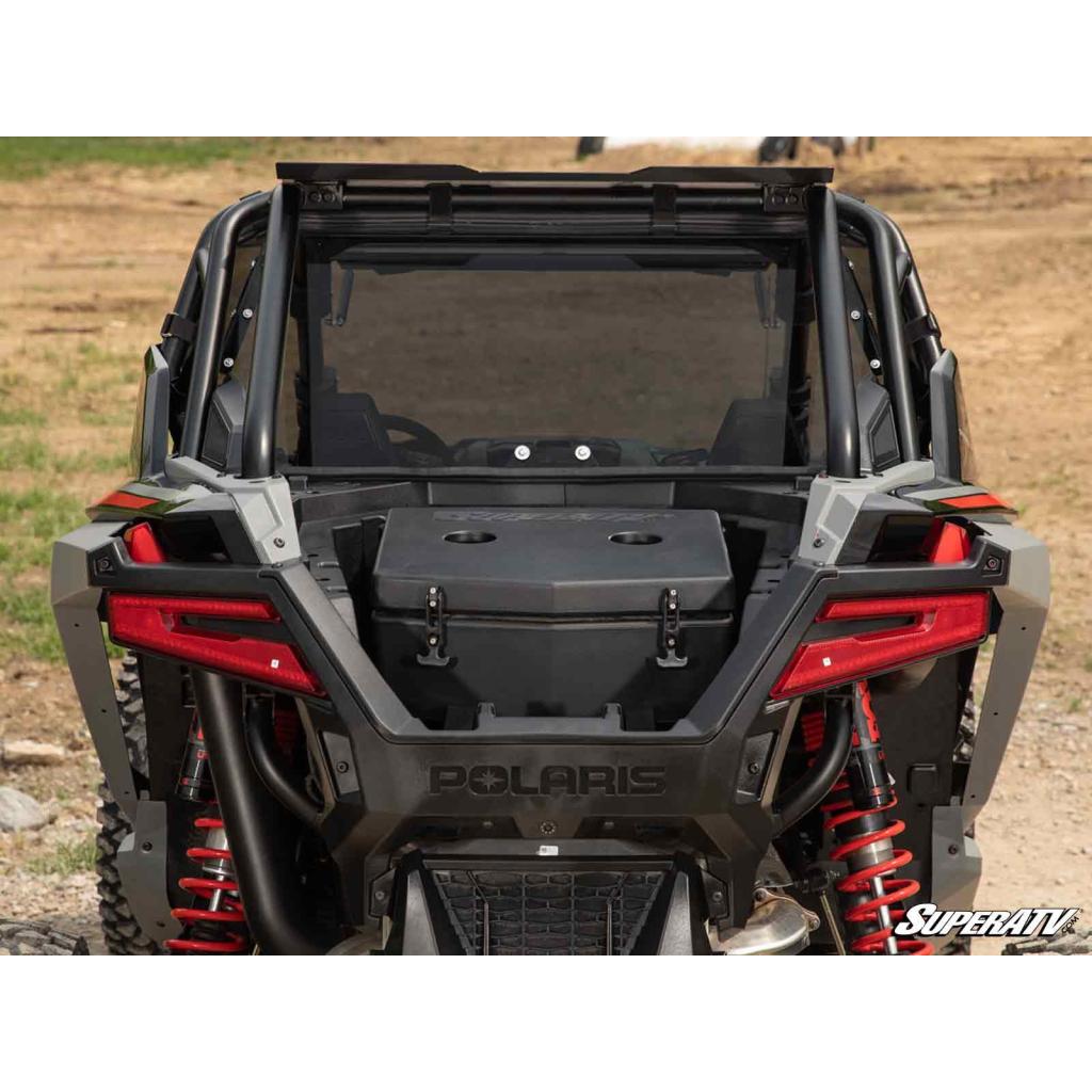 SuperATV Polaris RZR Turbo R Rear Windshield - MojoMotoSport.com