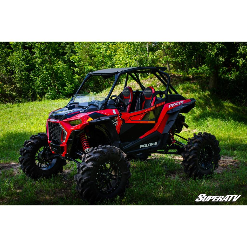 SuperATV Polaris RZR Turbo S Half Windshield - MojoMotoSport.com