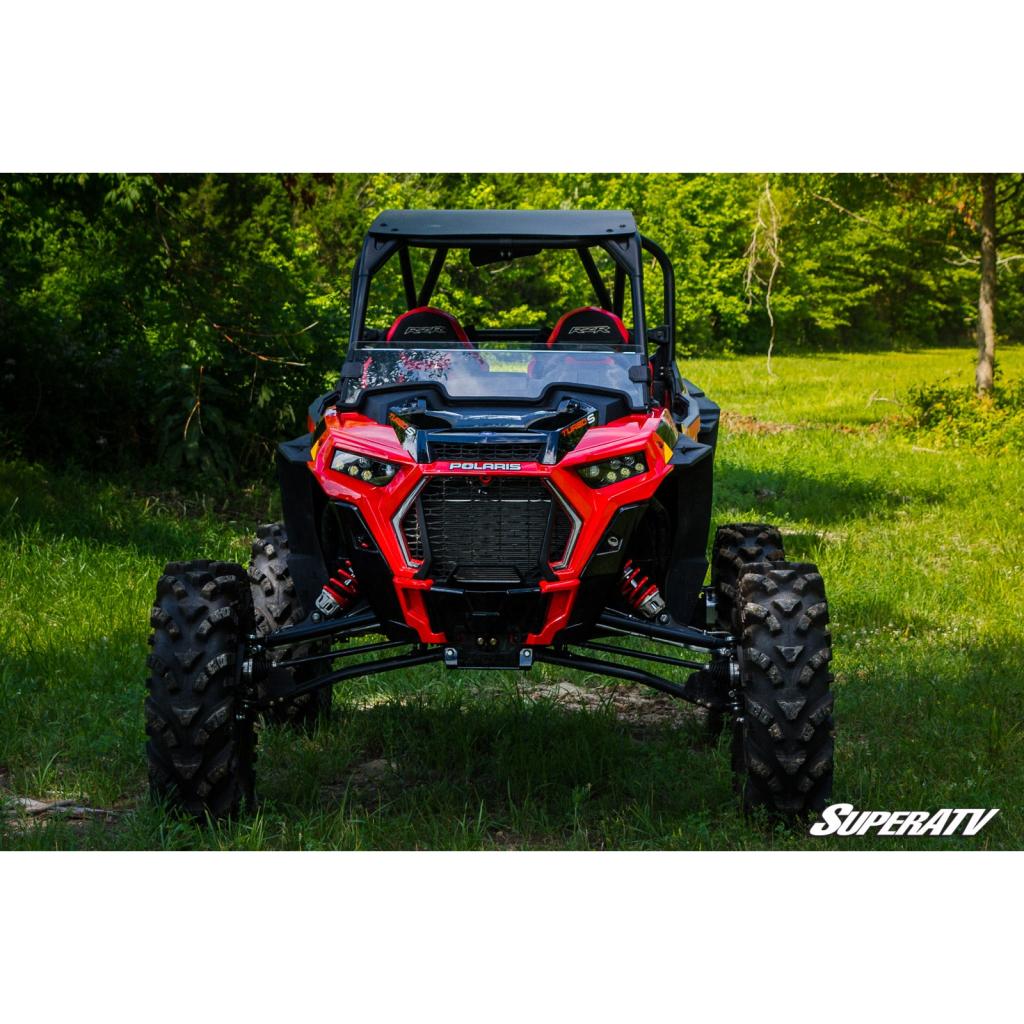 SuperATV Polaris RZR Turbo S Half Windshield - MojoMotoSport.com