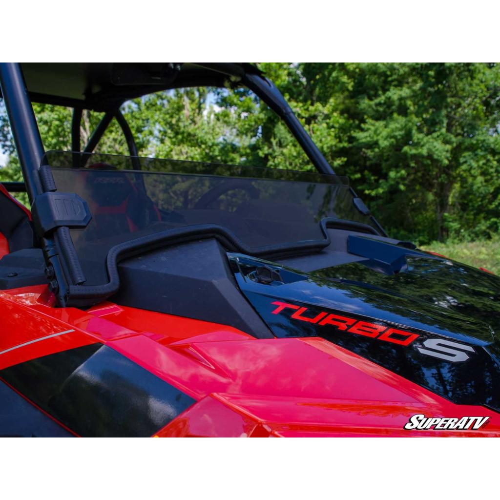 SuperATV Polaris RZR Turbo S Half Windshield - MojoMotoSport.com