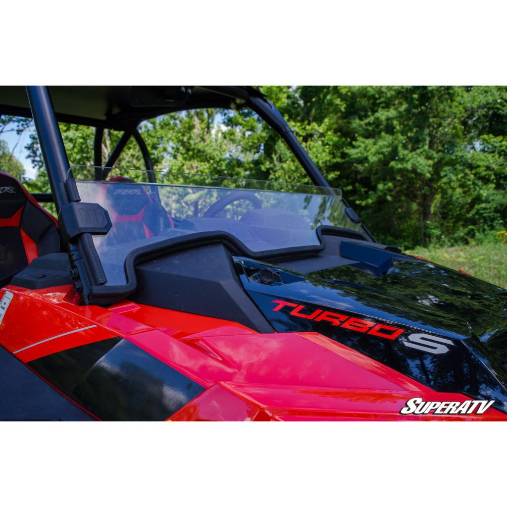 SuperATV Polaris RZR Turbo S Half Windshield - MojoMotoSport.com