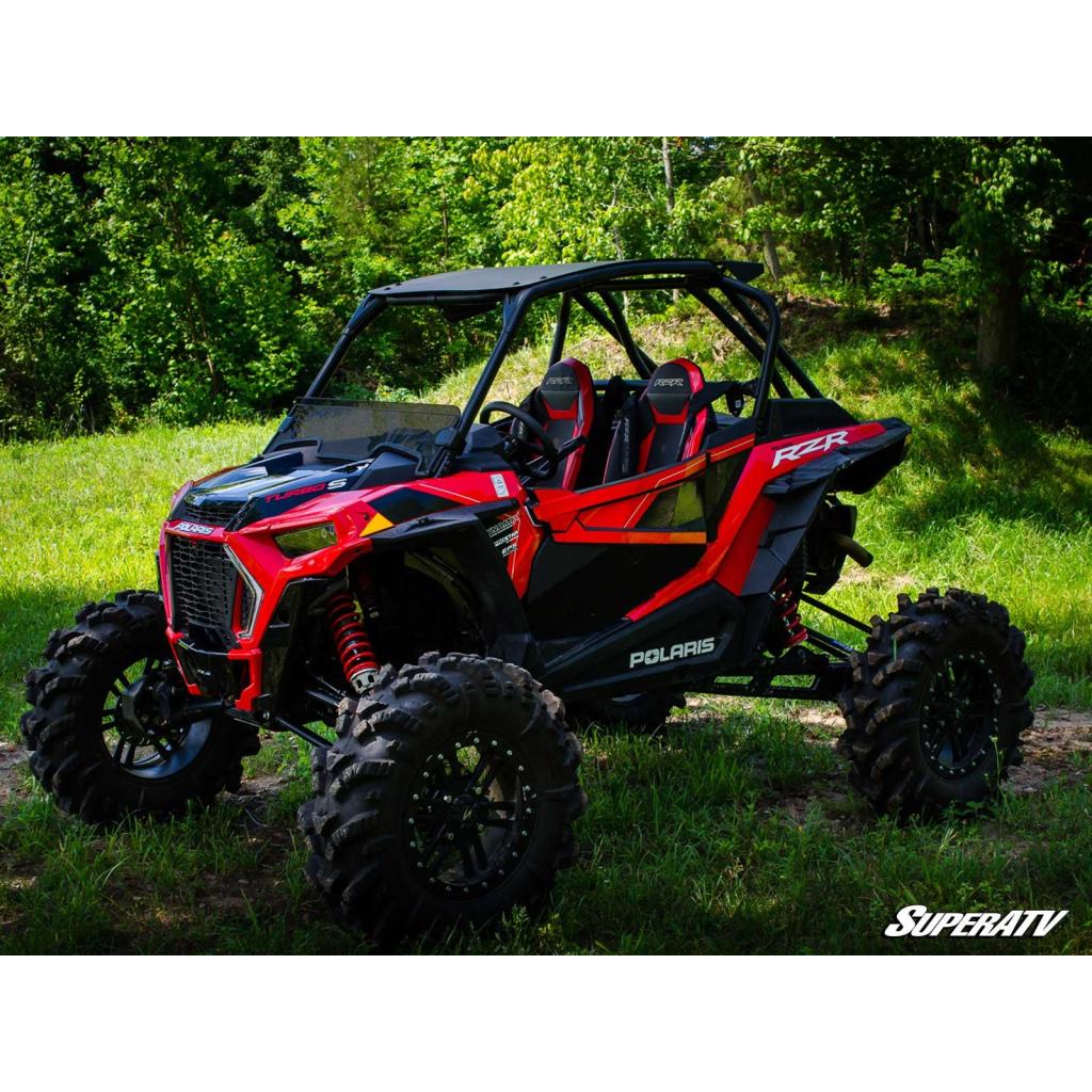 SuperATV Polaris RZR Turbo S Half Windshield - MojoMotoSport.com