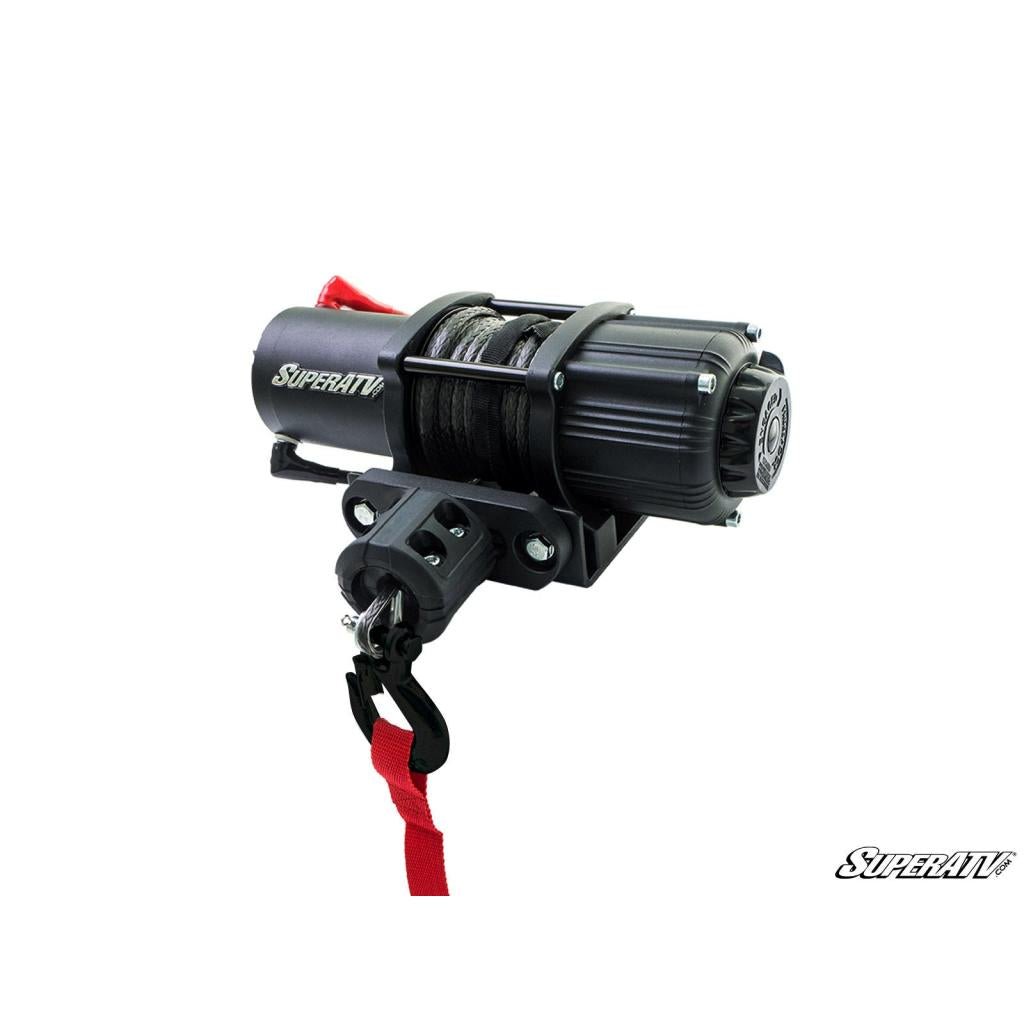 SuperATV Polaris RZR Winch Mounting Plate - MojoMotoSport.com