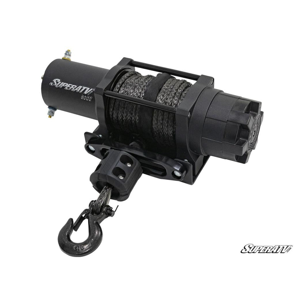 SuperATV Polaris RZR Winch Mounting Plate - MojoMotoSport.com
