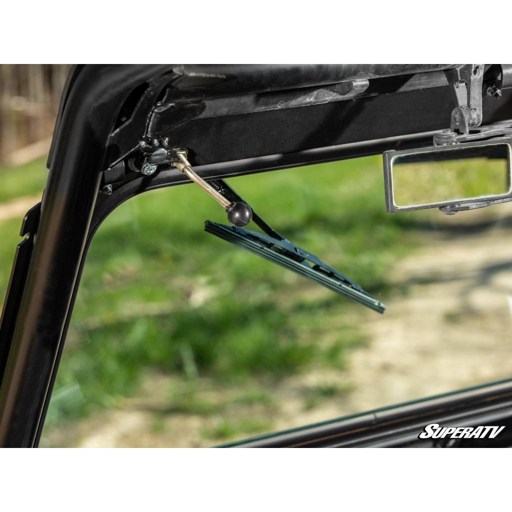 SuperATV Polaris RZR XP 1000 Flip Down Glass Windshield - MojoMotoSport.com