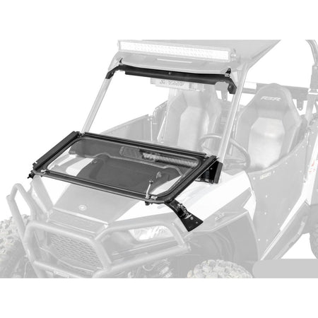 SuperATV Polaris RZR XP 1000 Flip Down Glass Windshield - MojoMotoSport.com