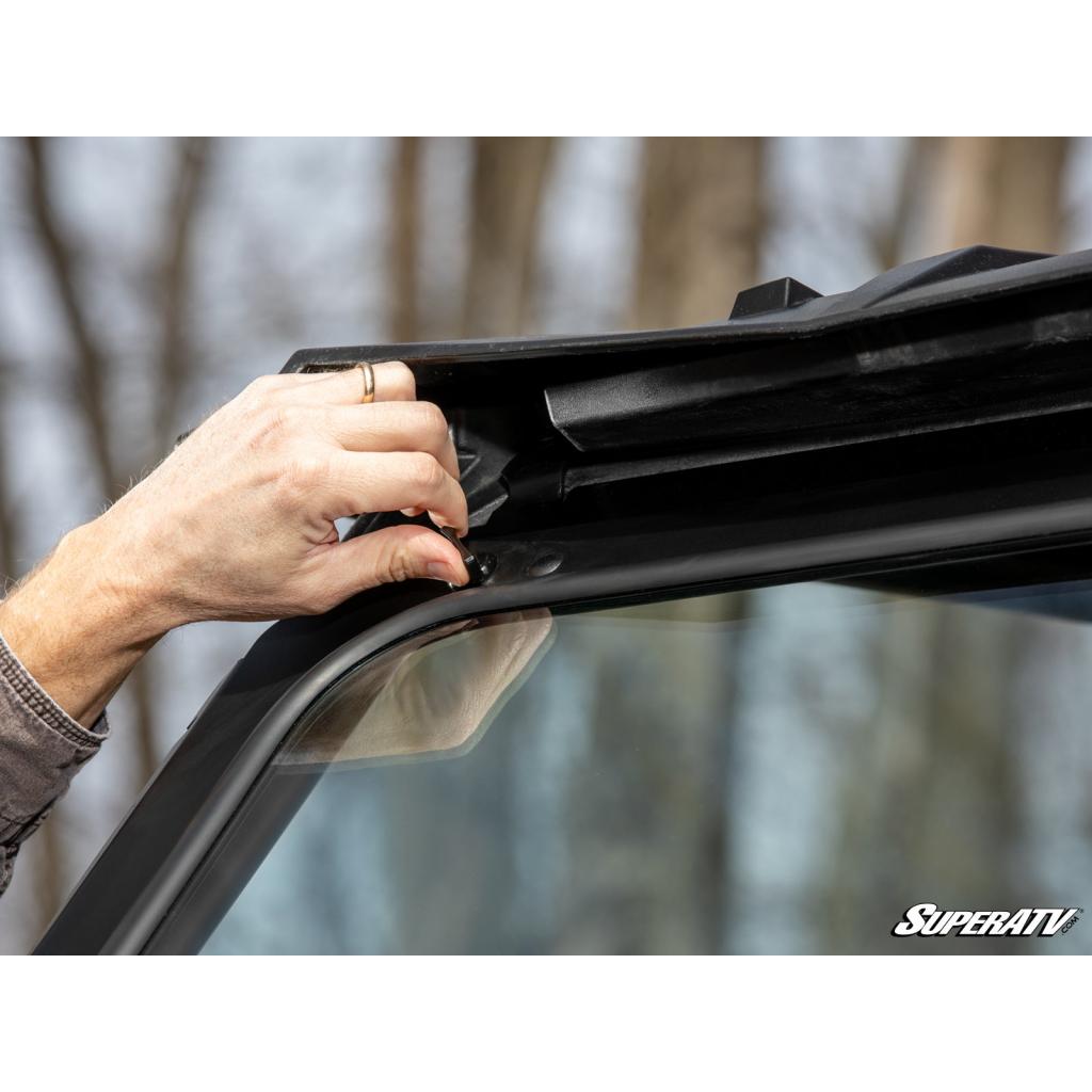 SuperATV Polaris RZR XP 1000 Flip Down Glass Windshield - MojoMotoSport.com