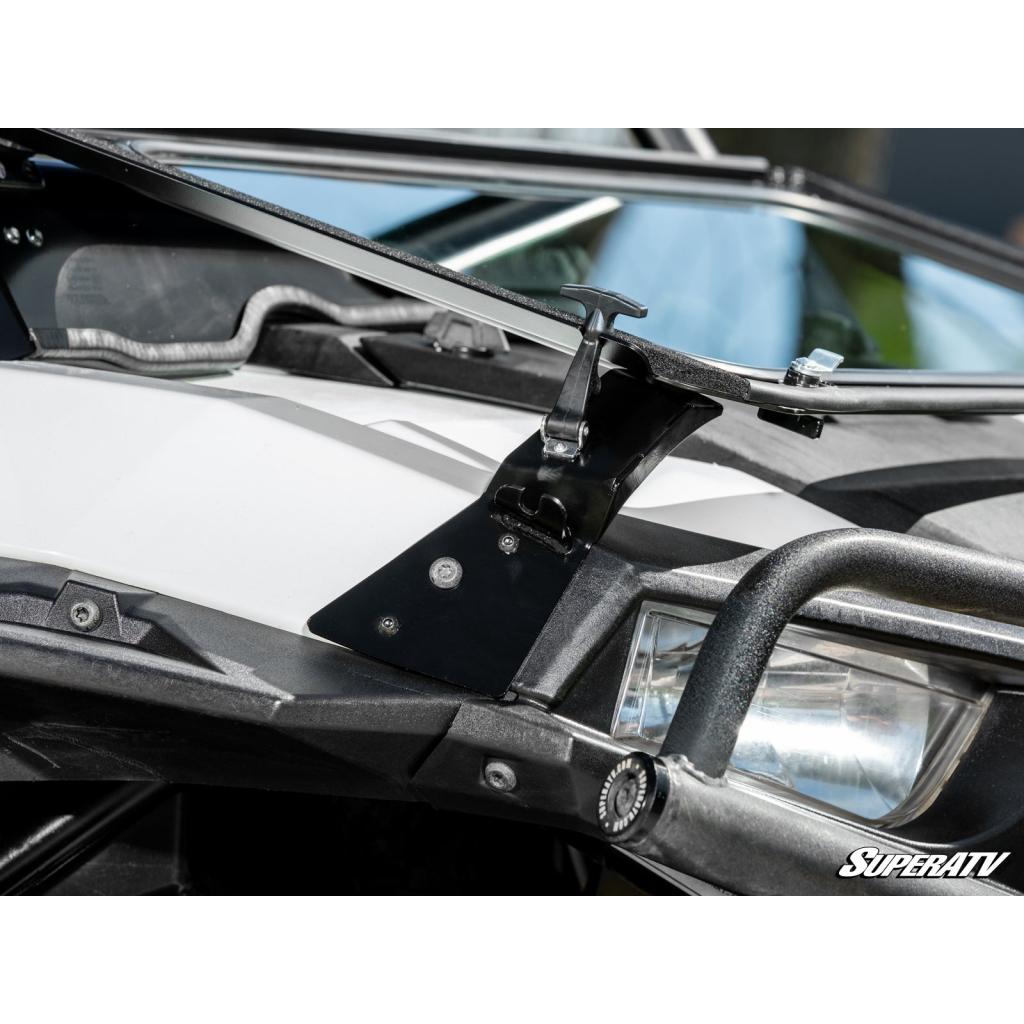 SuperATV Polaris RZR XP 1000 Flip Down Glass Windshield - MojoMotoSport.com