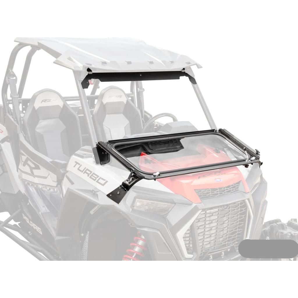 SuperATV Polaris RZR XP 1000 Flip Down Glass Windshield - MojoMotoSport.com