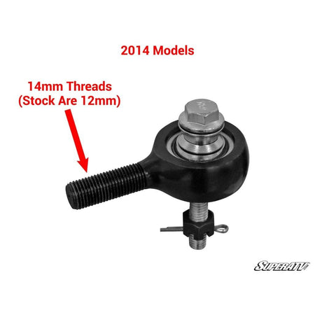SuperATV Polaris RZR XP 1000 Heavy - Duty Swaged Tie Rod Kit - MojoMotoSport.com