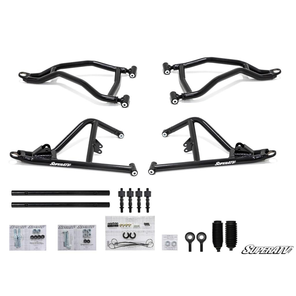 SuperATV Polaris RZR XP 1000 High Clearance 2" Forward Offset A - Arms - MojoMotoSport.com