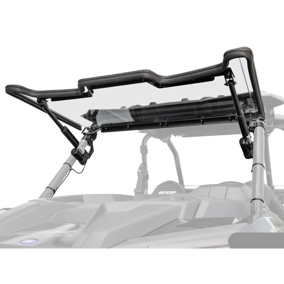 SuperATV Polaris RZR XP 1000 MaxDrive Power Flip Windshield - MojoMotoSport.com