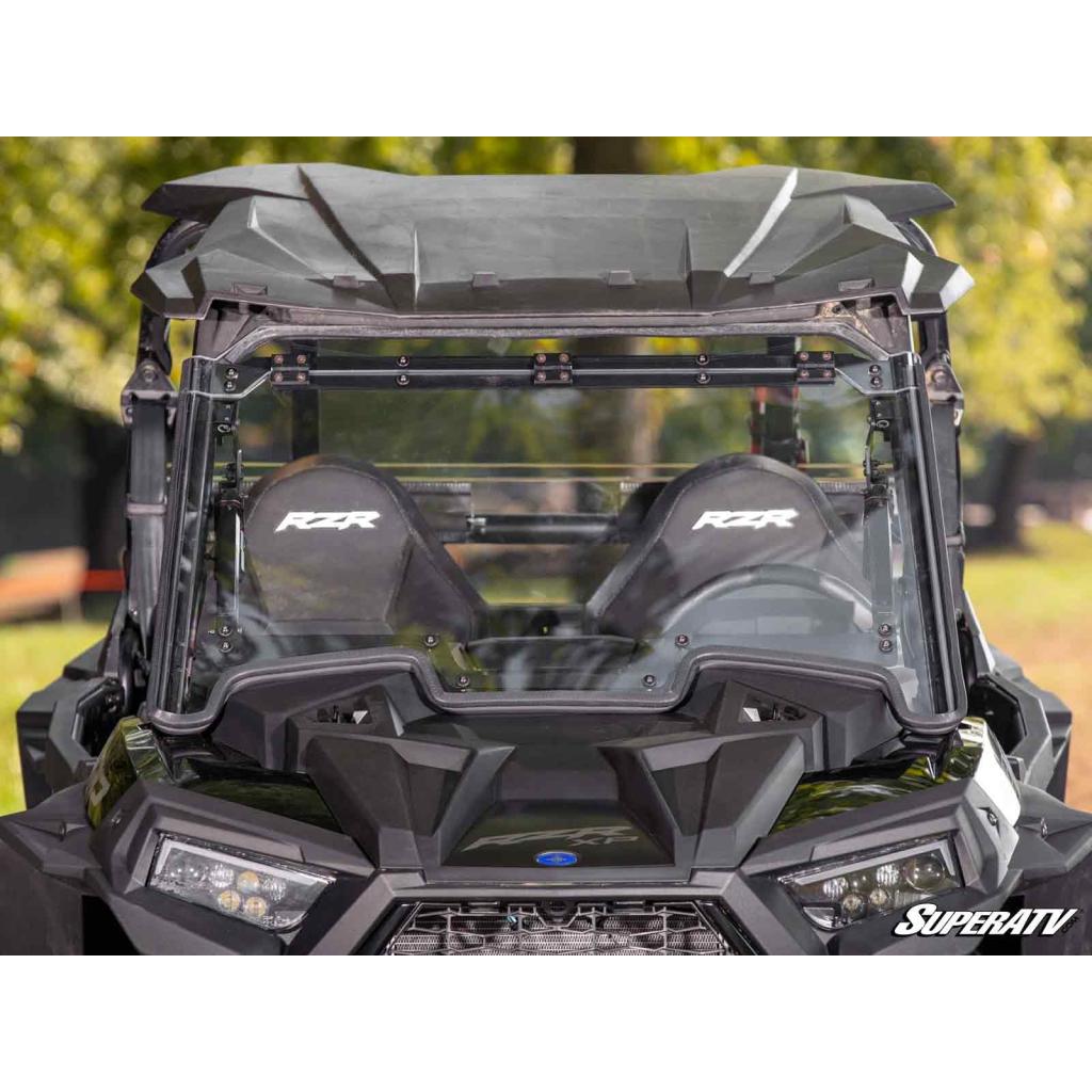 SuperATV Polaris RZR XP 1000 MaxDrive Power Flip Windshield - MojoMotoSport.com