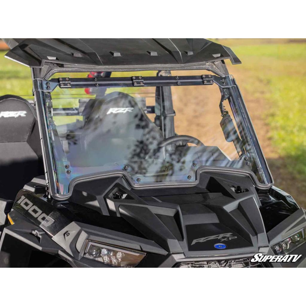 SuperATV Polaris RZR XP 1000 MaxDrive Power Flip Windshield - MojoMotoSport.com