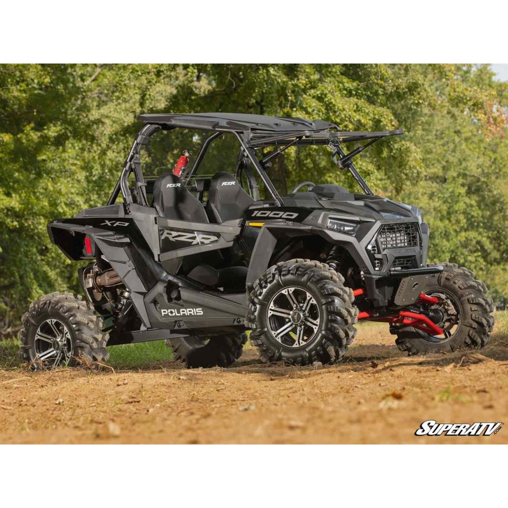SuperATV Polaris RZR XP 1000 MaxDrive Power Flip Windshield - MojoMotoSport.com