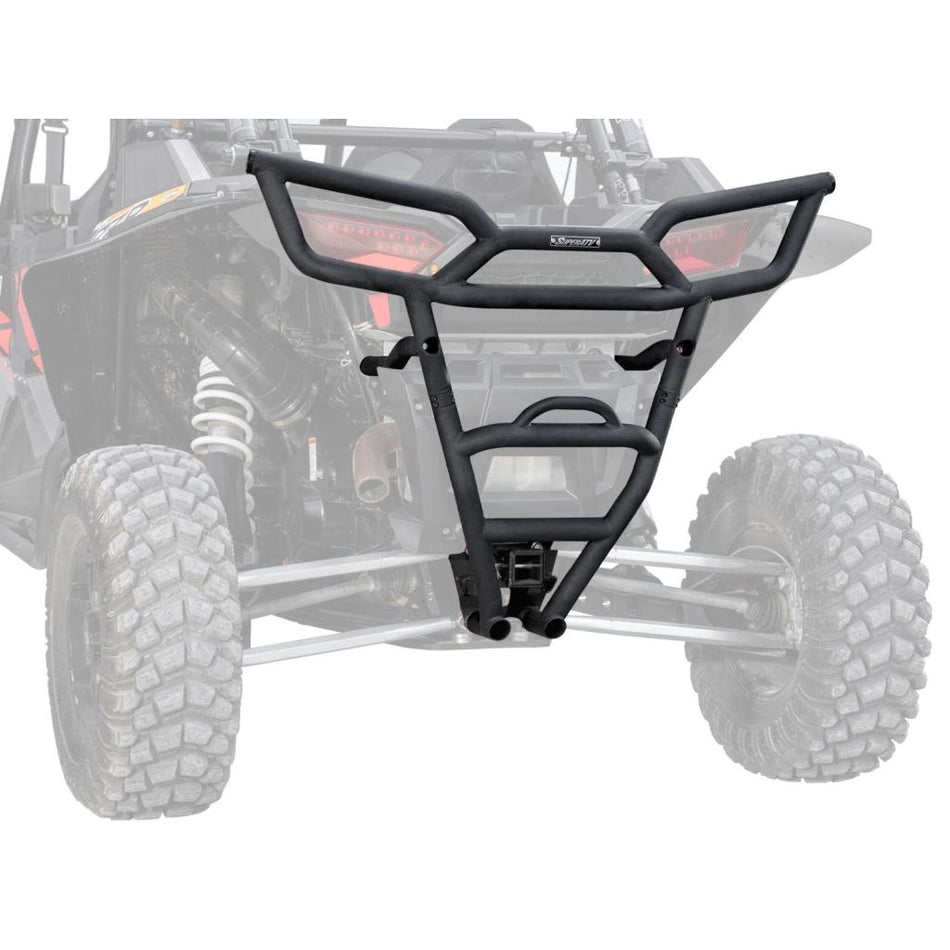 SuperATV Polaris RZR XP 1000 Rear Bumper with Receiver Hitch - MojoMotoSport.com