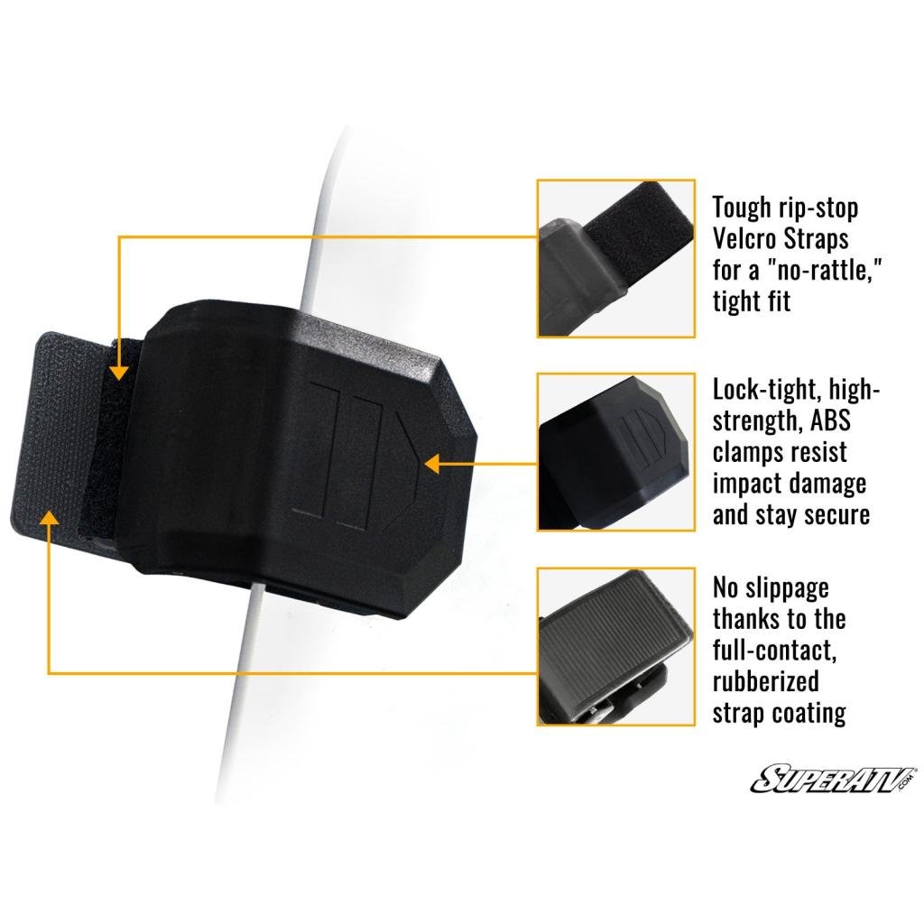 SuperATV Polaris RZR XP 1000 Rear Windshield - MojoMotoSport.com