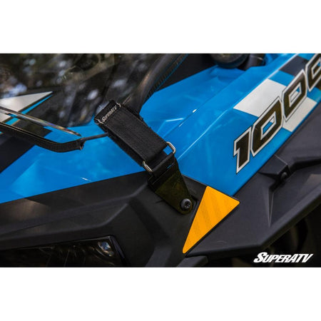 SuperATV Polaris RZR XP 1000 Scratch Resistant Flip Down Windshield - MojoMotoSport.com