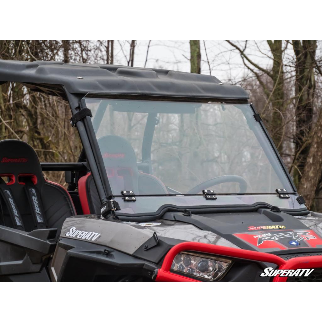 SuperATV Polaris RZR XP 1000 Scratch Resistant Flip Down Windshield - MojoMotoSport.com