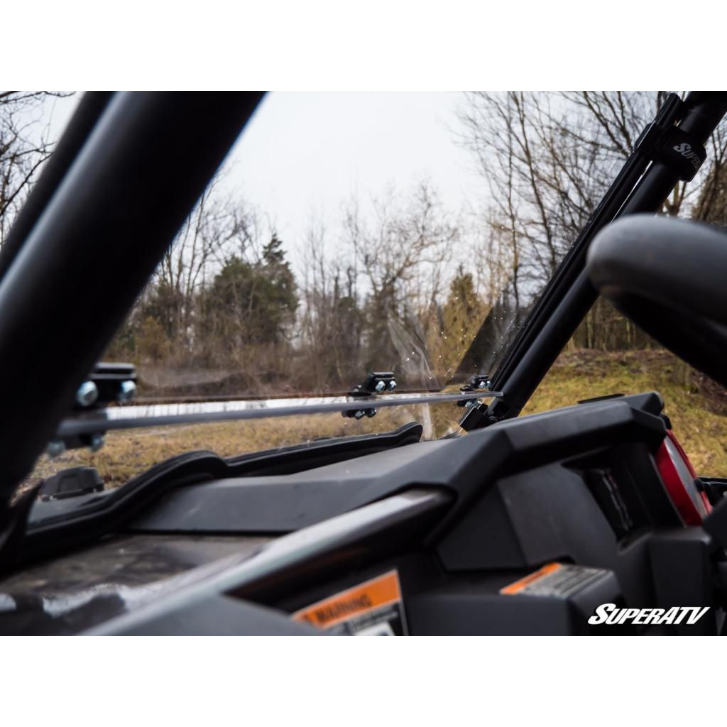 SuperATV Polaris RZR XP 1000 Scratch Resistant Flip Down Windshield - MojoMotoSport.com