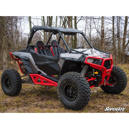 SuperATV Polaris RZR XP 1000 Scratch Resistant Flip Down Windshield - MojoMotoSport.com