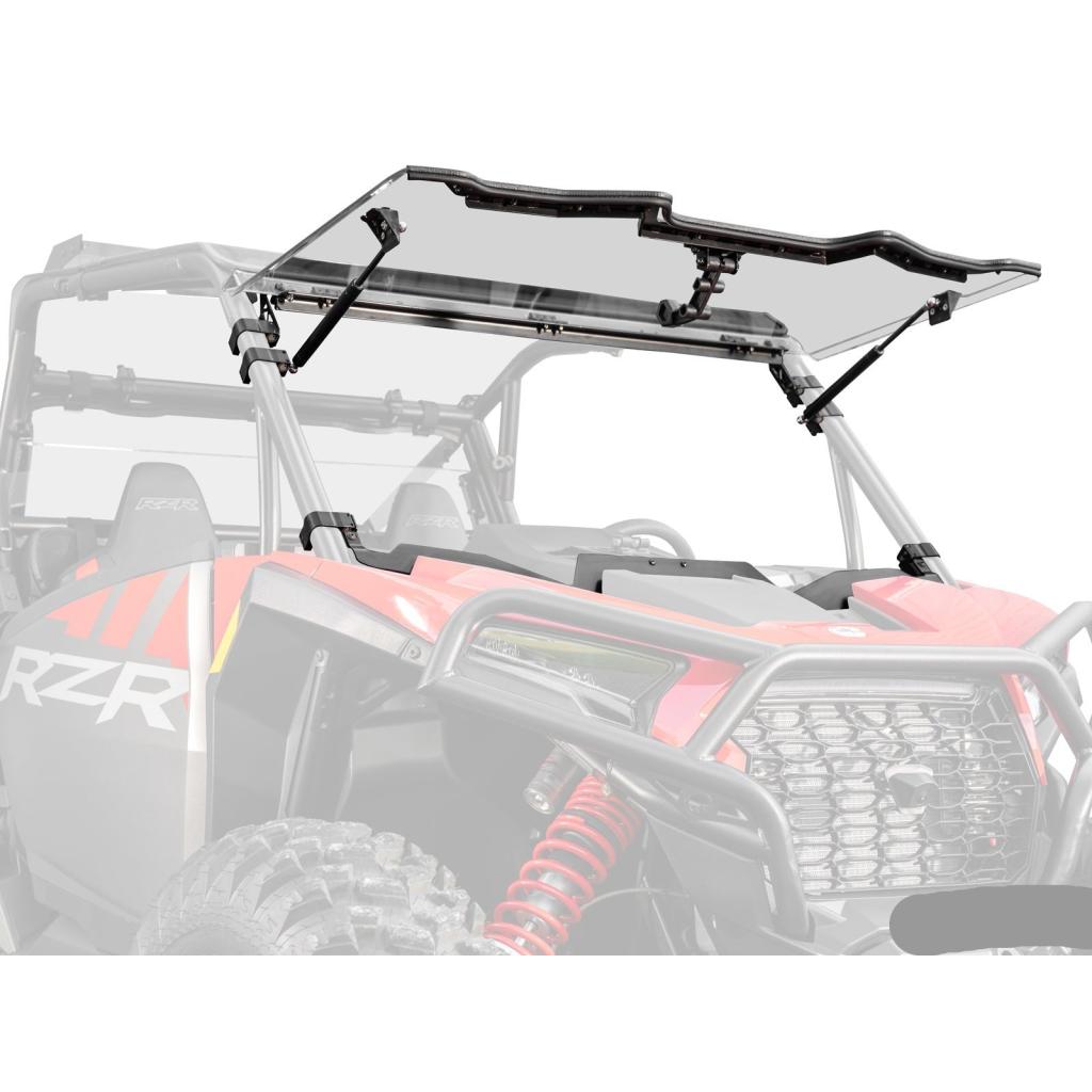 SuperATV Polaris RZR XP 1000 Scratch Resistant Flip Windshield - MojoMotoSport.com