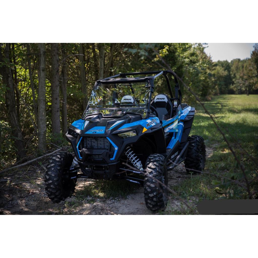 SuperATV Polaris RZR XP 1000 Scratch Resistant Flip Windshield - MojoMotoSport.com