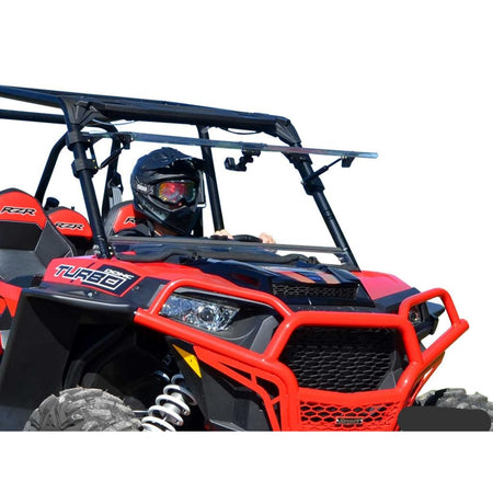 SuperATV Polaris RZR XP 1000 Scratch Resistant Flip Windshield - MojoMotoSport.com