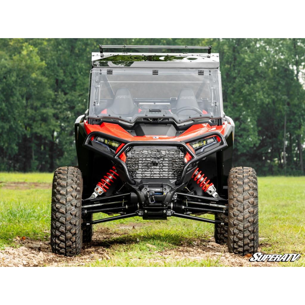 SuperATV Polaris RZR XP 1000 Scratch Resistant Flip Windshield - MojoMotoSport.com