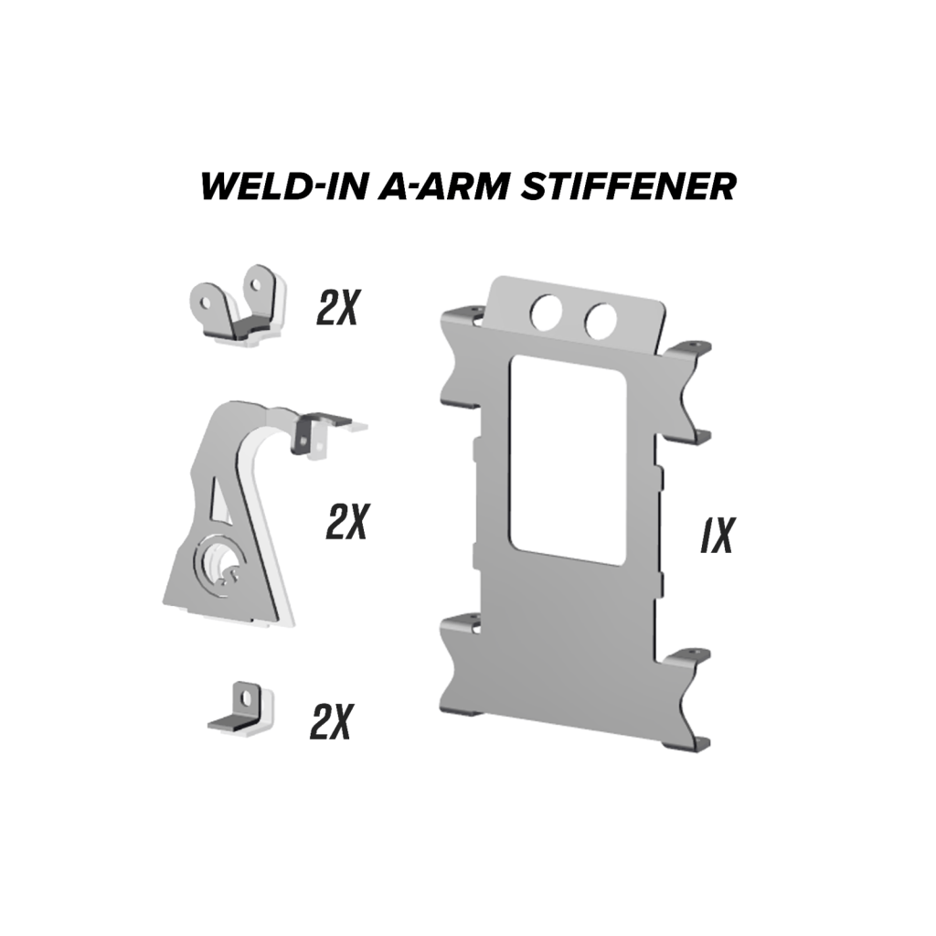 SuperATV Polaris RZR XP 1000 Weld - In Gusset Kit - MojoMotoSport.com