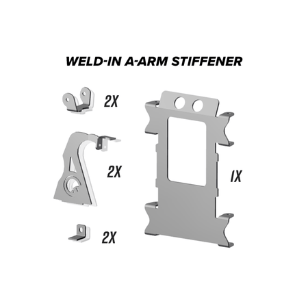 SuperATV Polaris RZR XP 1000 Weld - In Gusset Kit - MojoMotoSport.com