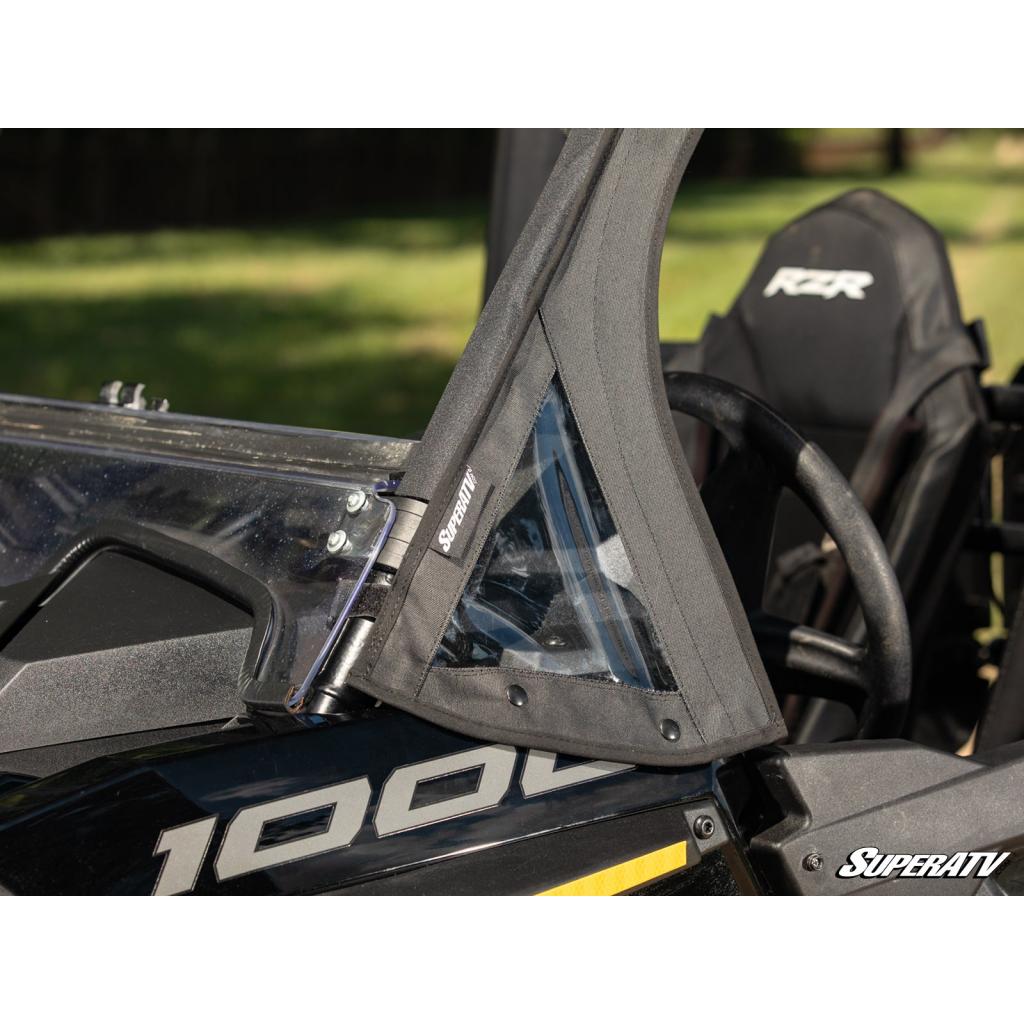 SuperATV Polaris RZR XP 4 1000 Primal Soft Cab Enclosure Upper Doors - MojoMotoSport.com