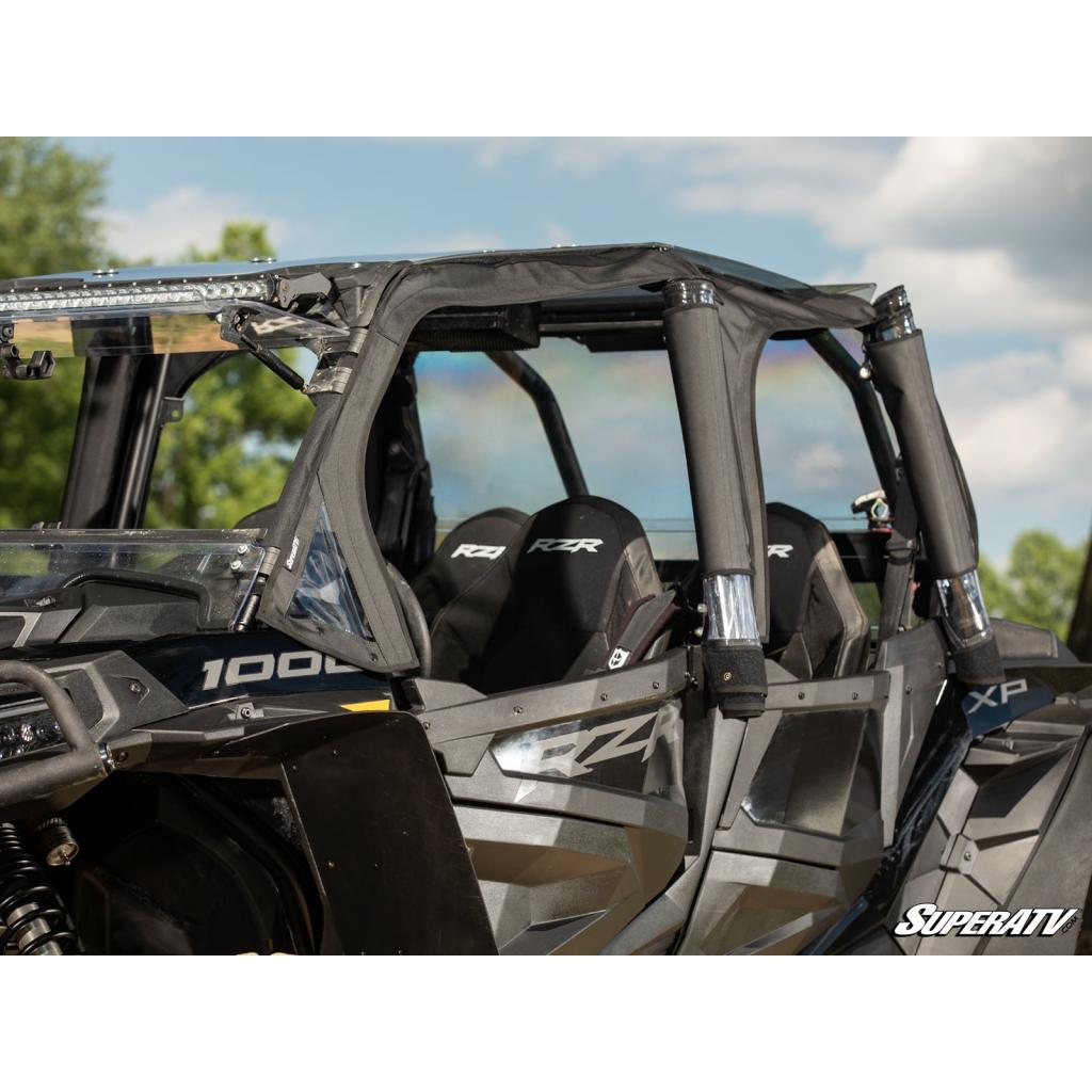SuperATV Polaris RZR XP 4 1000 Primal Soft Cab Enclosure Upper Doors - MojoMotoSport.com