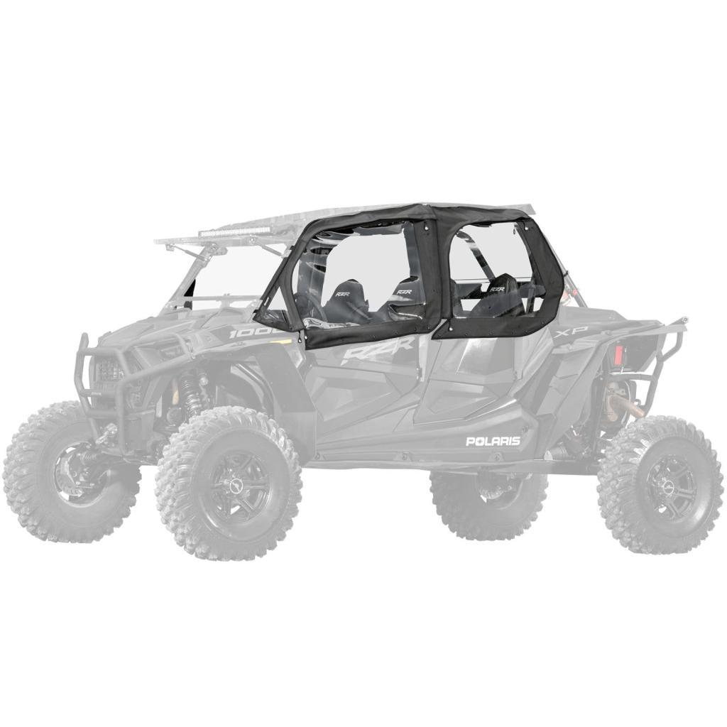 SuperATV Polaris RZR XP 4 1000 Primal Soft Cab Enclosure Upper Doors - MojoMotoSport.com