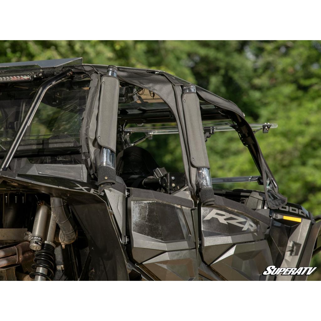 SuperATV Polaris RZR XP 4 1000 Primal Soft Cab Enclosure Upper Doors - MojoMotoSport.com