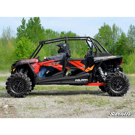 SuperATV Polaris RZR XP 4 1000 Rock Sliding Nerf Bars - MojoMotoSport.com
