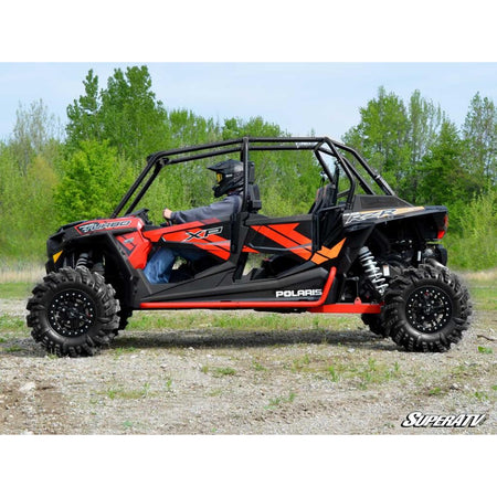 SuperATV Polaris RZR XP 4 1000 Rock Sliding Nerf Bars - MojoMotoSport.com