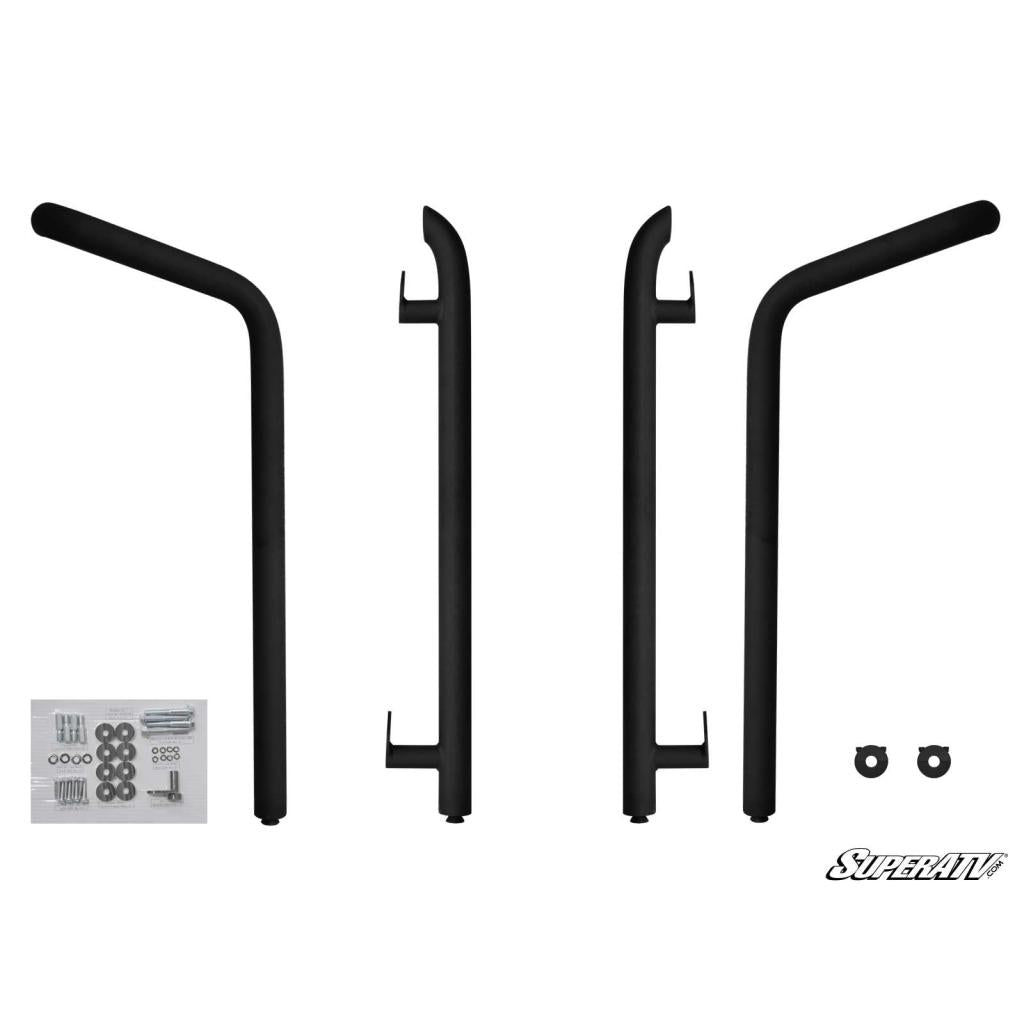 SuperATV Polaris RZR XP 4 1000 Rock Sliding Nerf Bars - MojoMotoSport.com