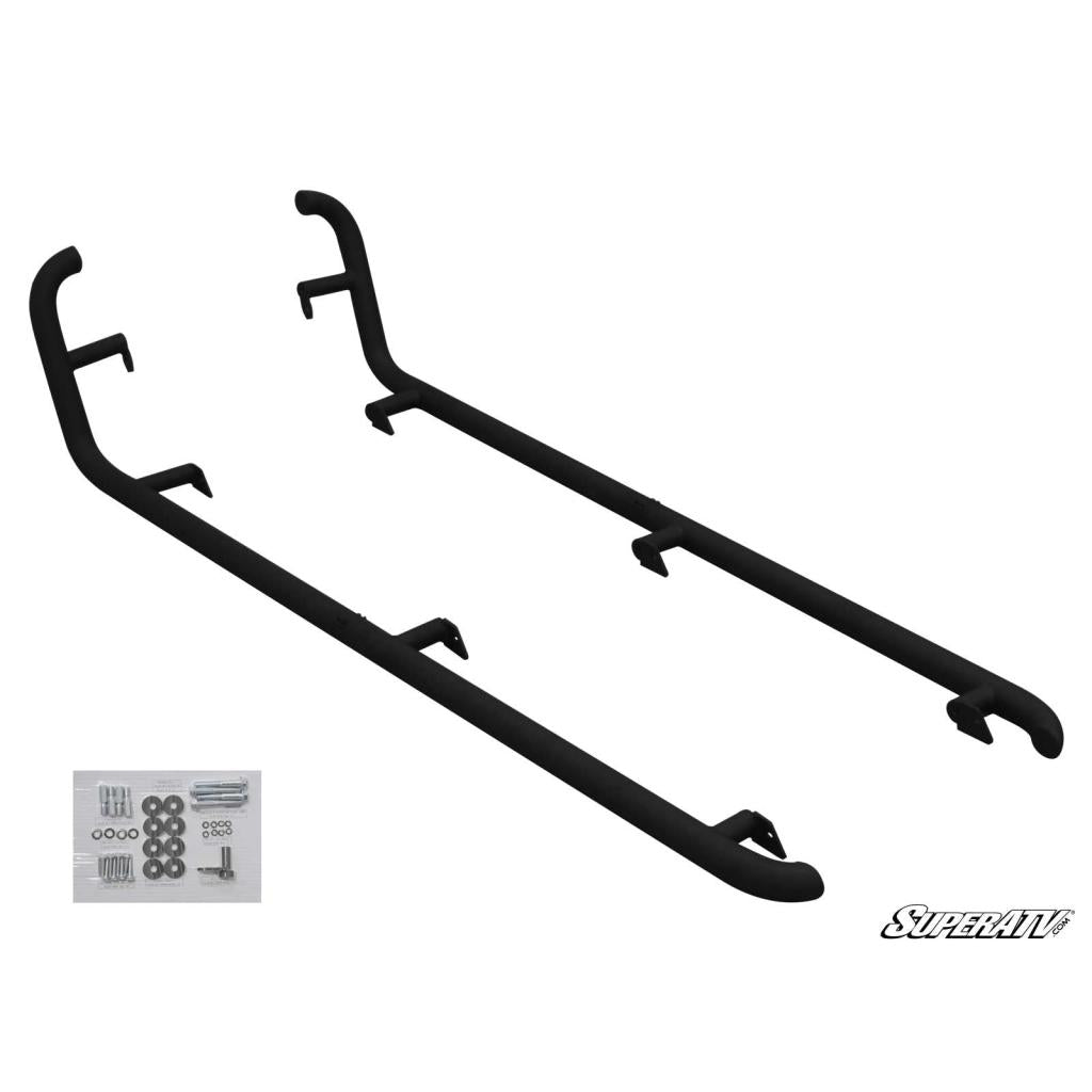 SuperATV Polaris RZR XP 4 1000 Rock Sliding Nerf Bars - MojoMotoSport.com