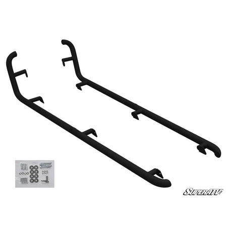 SuperATV Polaris RZR XP 4 1000 Rock Sliding Nerf Bars - MojoMotoSport.com