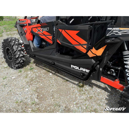 SuperATV Polaris RZR XP 4 1000 Rock Sliding Nerf Bars - MojoMotoSport.com