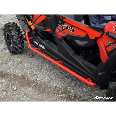 SuperATV Polaris RZR XP 4 1000 Rock Sliding Nerf Bars - MojoMotoSport.com