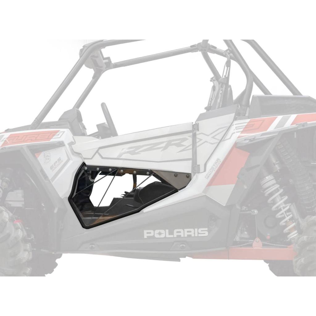 SuperATV Polaris RZR XP 4 Turbo Clear Lower Doors - MojoMotoSport.com